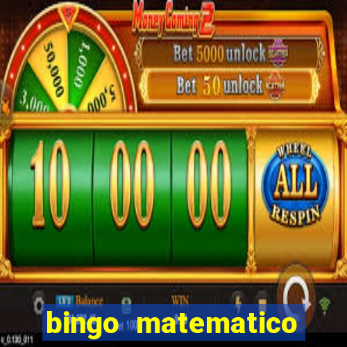 bingo matematico para ensino medio